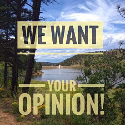 We want your opinion!